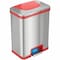 Hls Commercial 13 gal Rectangular Indoor Metal Can, Silver, Pedal Sensor Lid, Stainless Steel, 11.75 in HLS13SR - alternate 1