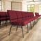 Flash Furniture Hercules Church Chair, 21-1/4 in W 25" L 33" H, Fabric Seat FD-CH0221-4-SV-RED-BAS-GG - alternate 6