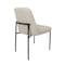 Manhattan Comfort Loft Metal Vegan Leather Side Chair in Stone Gray - Set of 2 DC1533-1 - alternate 6