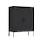 Manhattan Comfort Naomi 31.5in Accent Cabinet in Black AF006-BK - alternate 5