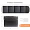 Alpha Digital Solar Panel- 40W Capacity, Durable, Foldable, Easy Carry - Black SFZD-40 - alternate 7