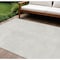 Homeroots 8' X 10' Ivory Washable Indoor Outdoor Area Rug 598833 - alternate 1