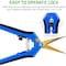 Ipower 6.5in Pruning Shear Hand Pruner with Straight Stainless Steel Scissors for Gardening Potting GLPRNR6BLTI - alternate 5