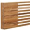Homeroots 24" Brown Wall Mount Teak Rectangular Shower Bench 549373 - alternate 3