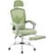 Simple Deluxe Retractable Footrest Ergonomic Swivel Office Chair with Lumbar Support Pillow and Padded Armrests 3A88FNCHAIRC3509WGN01 - alternate 1