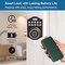 Wrightmaster 4-in-1 Aluminum Smart Pad Lock with App Control, Fingerprint, Keypad, Key Unlock, Auto-Lock ZR-D6 - alternate 5