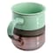Gibson Home Copper Tonal 4 Piece 18 Ounce Stoneware Cup Set in Celadon 142966.01 - alternate 5