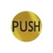 Brixwell Round Push Indicator Polished Brass Finish Push Polished Brass RPU2PB - alternate 1