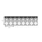 Homeroots 5" X 5" Black and White Quattra Peel and Stick Removable Tiles 399971 - alternate 2