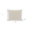 Homeroots Cotton Wool Hypoallergenic Queen Size Bed Pillow 551578 - alternate 3