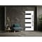 Vdomdoors Front Exterior Prehung Steel Door Ronex0131 Grey Entry Metal Modern Painted W36xH80 Right hand RONEX0131EXD-GRE-W36 X H80-RH-I - alternate 4