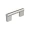 Amerock Versa 3 inch 76mm Center-to-Center Satin Nickel Cabinet Pull BP55530G10 - alternate 1