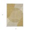 Homeroots 3' X 5' Gold And Beige Geometric Washable Indoor Outdoor Area Rug 597631 - alternate 7