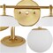 Jonathan Y Louis Parisian Globe 31 in. 4-Light Metal/Frosted Glass Modern Contemporary LED Vanity Light, Gold Pa JYL3558A - alternate 5