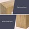 Alaterre Furniture Stockyard Solid Wood Console Table 36 in Modern Farmhouse Small Entryway Table AFTBL-037 - alternate 4