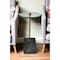Homeroots 22" Black And Clear Glass Round End Table 488558 - alternate 4