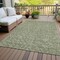 Homeroots 3' X 5' Sage Gray And Ivory Polka Dot Washable Indoor Outdoor Area Rug 599076 - alternate 6