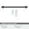 Amerock Davenport 10-1/16 inch 256mm Center-to-Center Matte Black Cabinet Pull BP36620MB - alternate 3