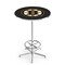 Holland Bar Stool Co 42" Chrome Boston Bruins Pub Table, 36" dia. Top L216C4236BosBru - alternate 1