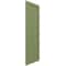 Ekena Millwork True Fit PVC Single Panel Herringbone Modern Style Fixed Mount Shutters, Moss Green, 18W x 44H, PR TFP001HB18X044MG - alternate 6