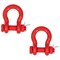 Mytee Products 2PK 3/4in Anchor Shackle Forged Carbon Steel w/ Safety Screw Pin 9,500 lbs WLL, 2PK SHACKLE-ANCHOR-BT-34x2 - alternate 1