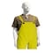 Xpose Safety Heavy Duty Yellow Rain Suit 3pc, 48in, PVC .35mm, Waterproof, Detachable Hood, 5XL YRS-5XL-X - alternate 3