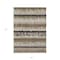 Homeroots 8' X 10' Brown Beige And Ivory Striped Washable Indoor Outdoor Area Rug 598325 - alternate 5