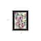 Homeroots Abstract Floral Black Framed Print Wall Art 529920 - alternate 4