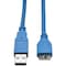Tripp Lite USB 3.0 SUPERSPEED DEVICE CABLE A TO MICRO-B M/M 6-FT U326-006 - alternate 3