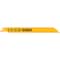 Dewalt 8" 10/14 TPI Straight Back Bi-Metal Reciprocating Blade, 5PK DW4846 - alternate 1