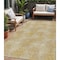 Homeroots 5' X 8' Gold Beige And Wheat Polka Dot Washable Indoor Outdoor Area Rug 614672 - alternate 1