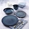 Gibson Elite Matisse 16-Piece Double Bowl Dinnerware Set, Cobalt 120831.16 - alternate 7