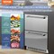 Vevor Undercounter Refrigerator 24" Built-in 2 Drawer Refrigerator Fridge SUS BCD-145WD - alternate 4