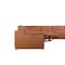 Homeroots Camel Italian Leather Power Reclining U Shaped Eight Piece Corner Sectional With Console 366355 - alternate 3