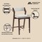 Manhattan Comfort Patricia Counter Stool  in White Glacier - Set of 2 2-CS023-WH - alternate 4