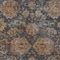 Homeroots 10' X 14' Navy Blue Brown And Terra Cotta Damask Washable Indoor Outdoor Area Rug 603604 - alternate 5