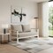 Homeroots 56" Taupe Polypropylene Sofa 667654 - alternate 4