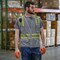 Dome75 DYNAMIC Enhanced Visibility Identification HiVis Contrast Mesh Safety Vest DV2183 - alternate 6
