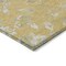 Homeroots 5' X 8' Gold Beige And Fern Green Floral Washable Indoor Outdoor Area Rug 589465 - alternate 5