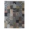 Homeroots Gray Knitted Cotton Patchwork Throw Blanket 516591 - alternate 1