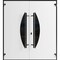 Vdomdoors Front Exterior Prehung Aluminum Double Doors Ronex1077 Teak Mirrored Clear Glass Entry Metal Modern RONEX1077DEXD-OAK-W72xH96-RH-O - alternate 1