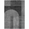 Homeroots 10' X 14' Charcoal Gray And Silver Geometric Washable Indoor Outdoor Area Rug 582709 - alternate 5