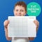 Flipside 9 x 12 Two Sided Graph Board - 24 Pack 44659 - alternate 3