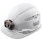 Klein Tools Hard Hat with Lamp, PC/ABS, 4-point Point Ratchet with Pivot, Type 1, Class C, White 60113RL - alternate 1