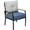 Outdoor Expressions Azure 4-Piece Gray Chat Set with PFAS-Free Fabric 879706 - alternate 5