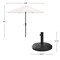 Pure Garden 9-Foot Outdoor Patio Umbrella with Base, Tan 50-101-TBB - alternate 4