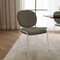 Leisuremod Celestial Modern Boucle Dining Chair with Powder Coated Iron Frame, 2PK CCW-23G2 - alternate 4