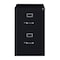 Hirsh 18" W 2 Drawer Vertical File Cabinet, Black, Legal 14413 - alternate 3