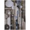 Homeroots 9' X 12' Brown Gray And Blue Geometric Washable Indoor Outdoor Area Rug 604498 - alternate 5