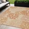 Homeroots 5' X 7' Coral And Beige Nautical Indoor Outdoor Area Rug 552501 - alternate 8